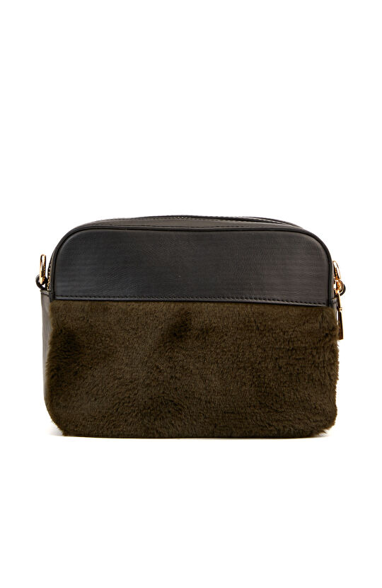 Siyah Kadın Deri Postacı Çantası