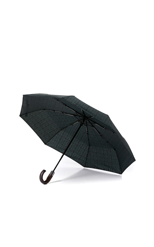 Siyah Yeşil Unisex Şemsiye