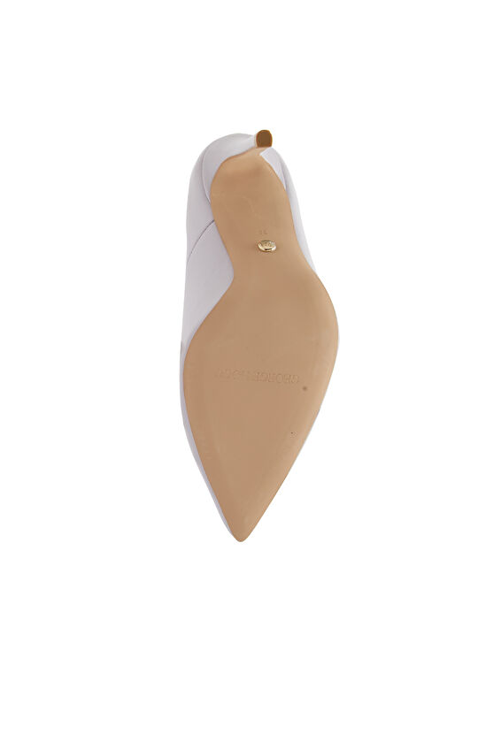 Lila Kadın Deri Stiletto