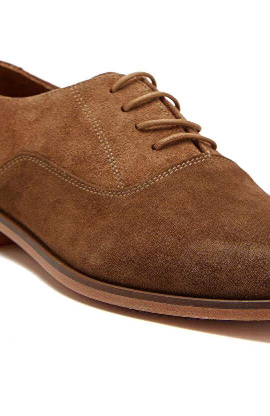 Taba Kadın Süet Deri Ayakkabı