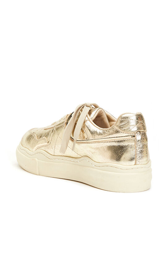 Gold Kadın Deri Sneaker