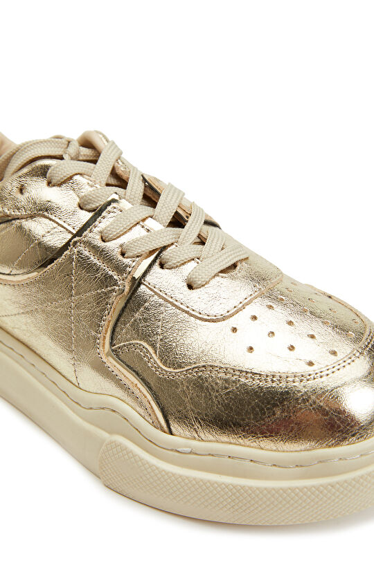 Gold Kadın Deri Sneaker