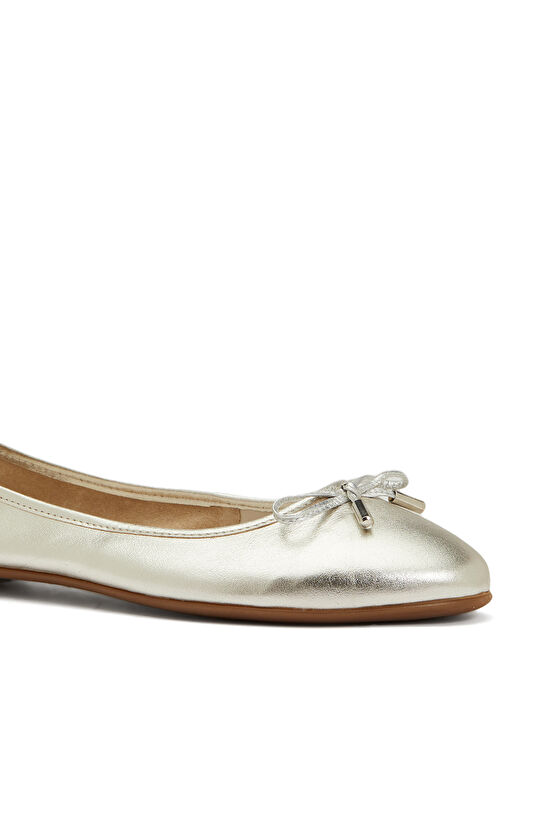 Silver Yumuşak Deri Kadın Babet