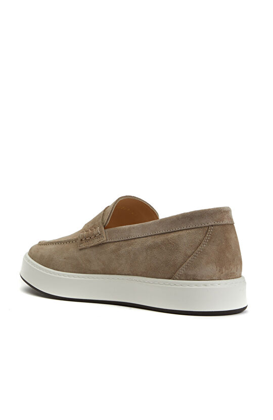 Açık Kahverengi Süet Erkek Loafer