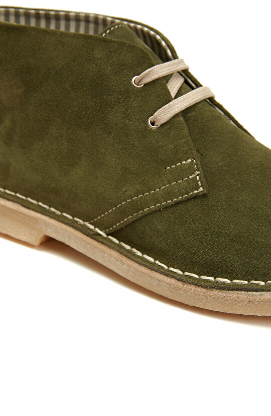 Haki Erkek Süet Deri Bot