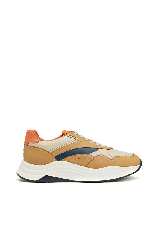 Camel Erkek Deri Sneaker