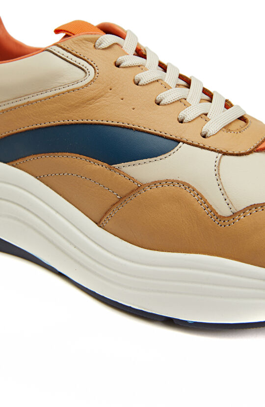 Camel Erkek Deri Sneaker