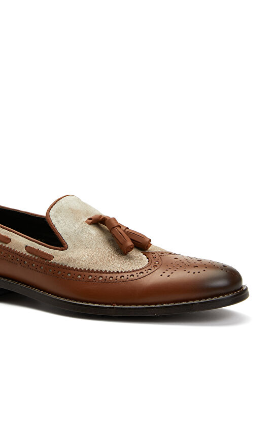 Taba Erkek Deri Loafer