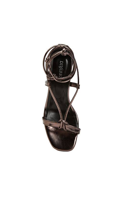 Bronz Kadın Sandalet