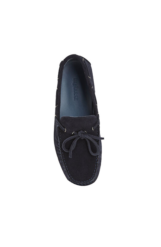 Lacivert Erkek Süet Loafer