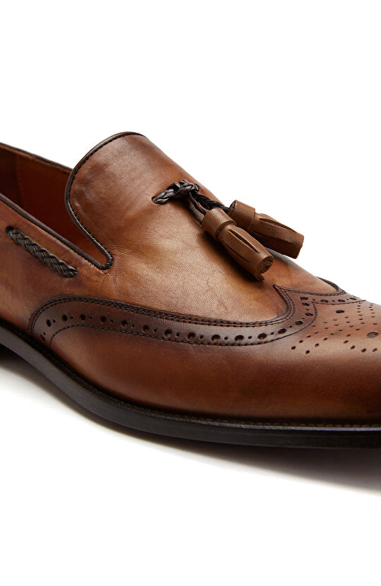 Taba Erkek Deri Loafer