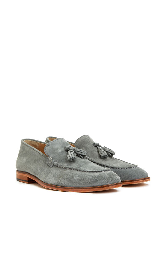 Mavi Erkek Süet Loafer
