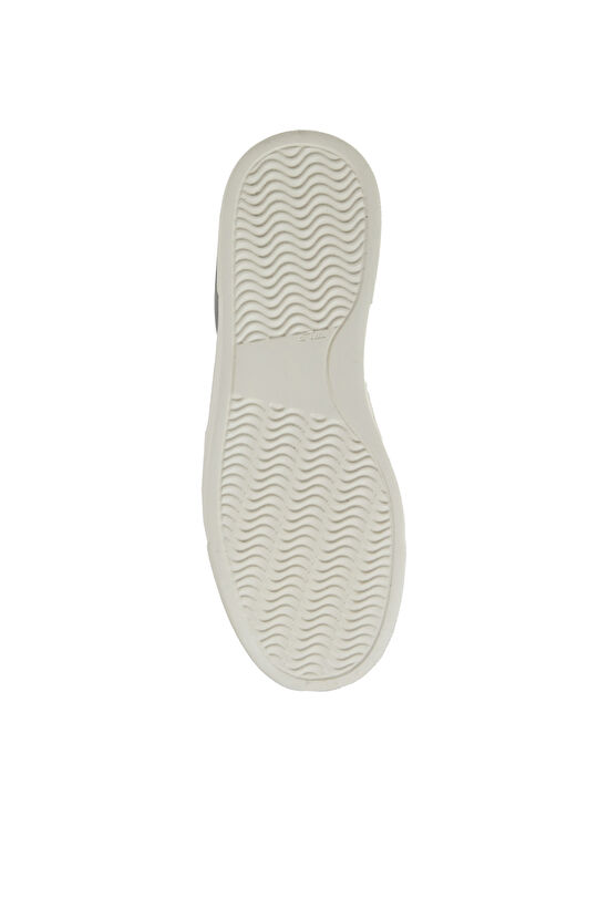 Gri Kadın Parlak Deri Sneaker