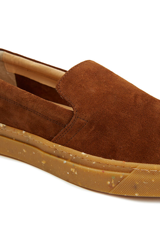 Kahverengi Erkek Süet Loafer