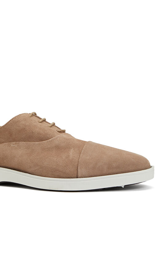 Açık Kahverengi Erkek Süet Deri Ayakkabı