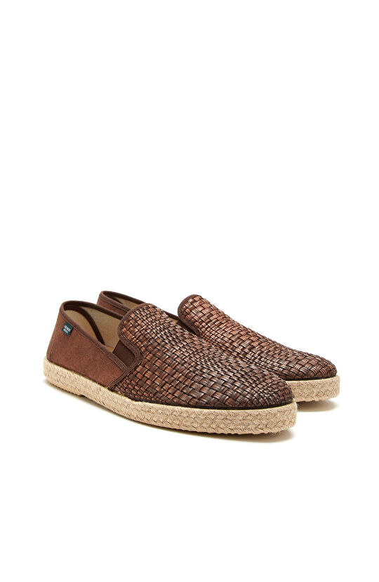 Kahverengi Erkek Espadril
