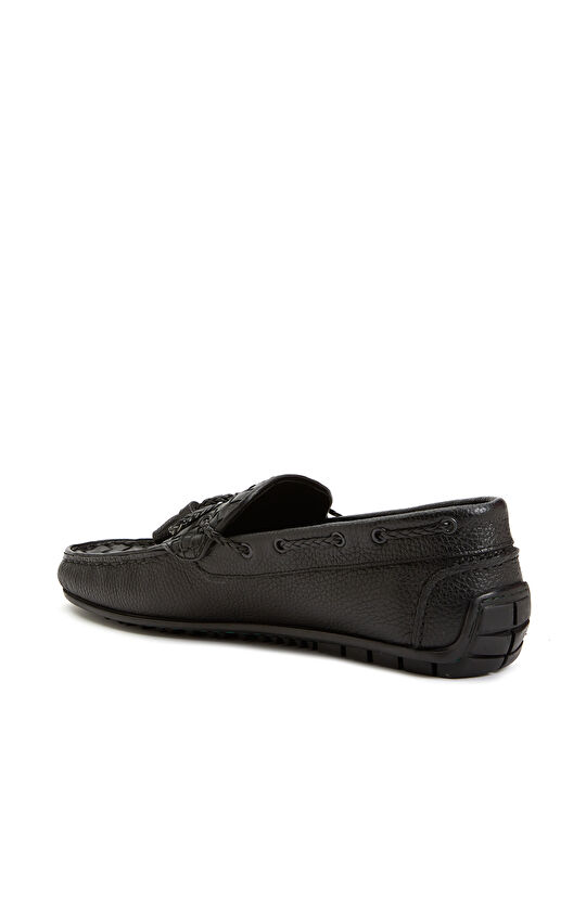 Siyah Erkek Deri Loafer