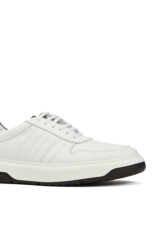 Beyaz Erkek Deri Ayakkabı