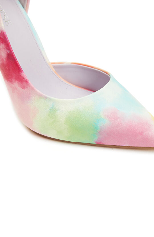 Renkli Kadın Deri Stiletto