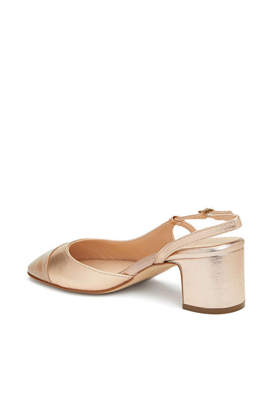 Bronz Deri Kadın Ayakkabı