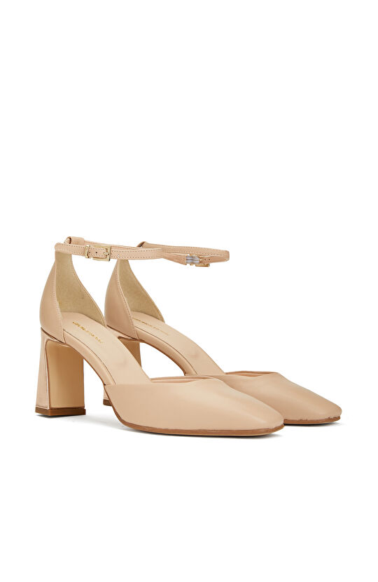 Pudra Deri Kadın Ayakkabı