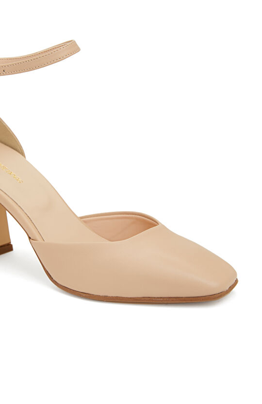 Pudra Deri Kadın Ayakkabı