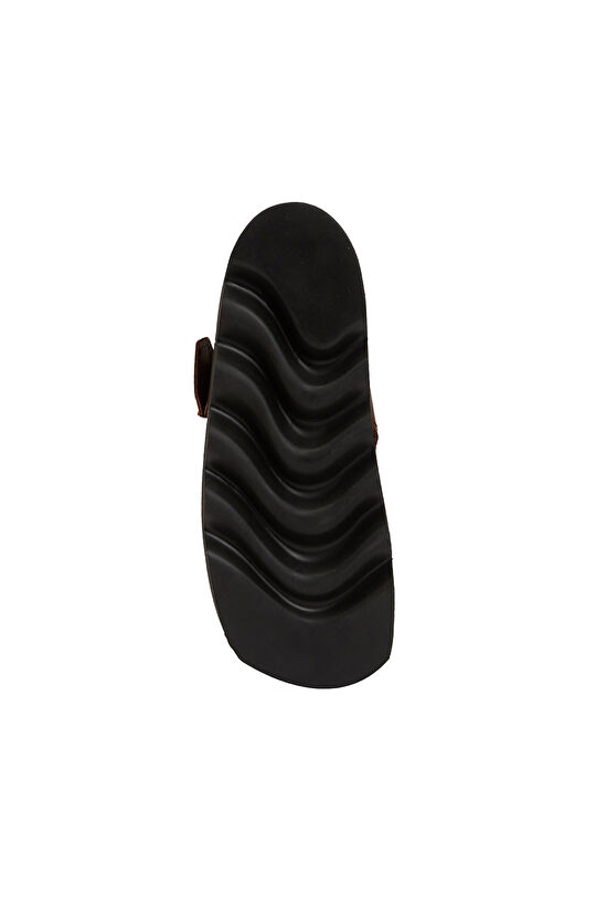 Taba Kadın Deri Terlik