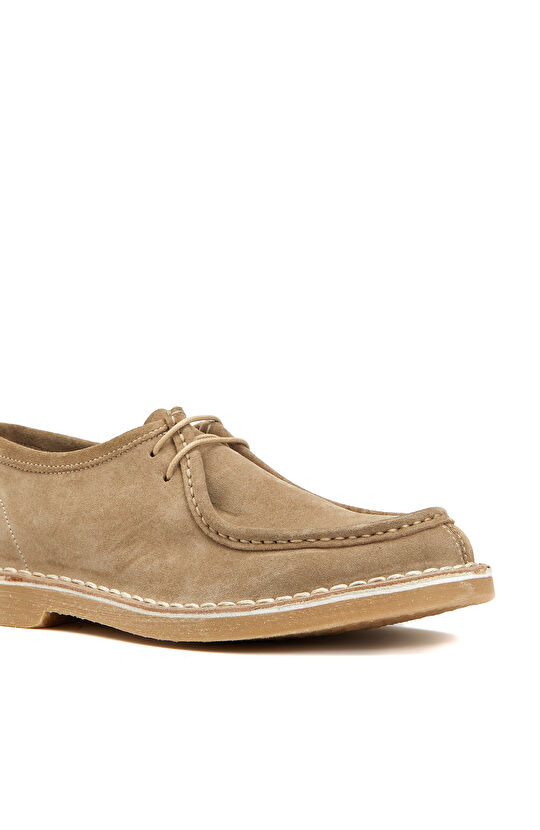 Bej Kadın Süet Ayakkabı