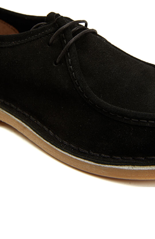 Siyah Kadın Süet Ayakkabı