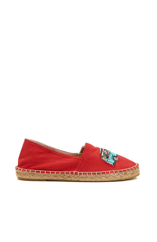 Kırmızı Kadın Espadril