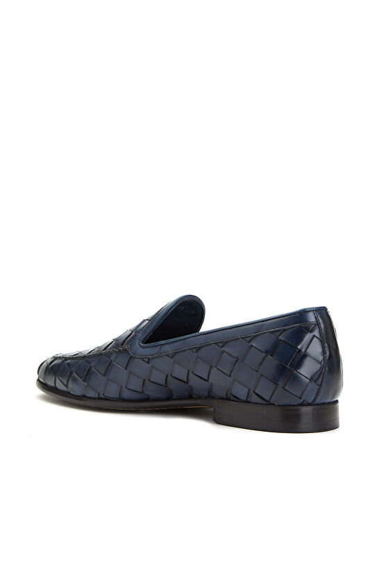 Lacivert Erkek Deri Loafer