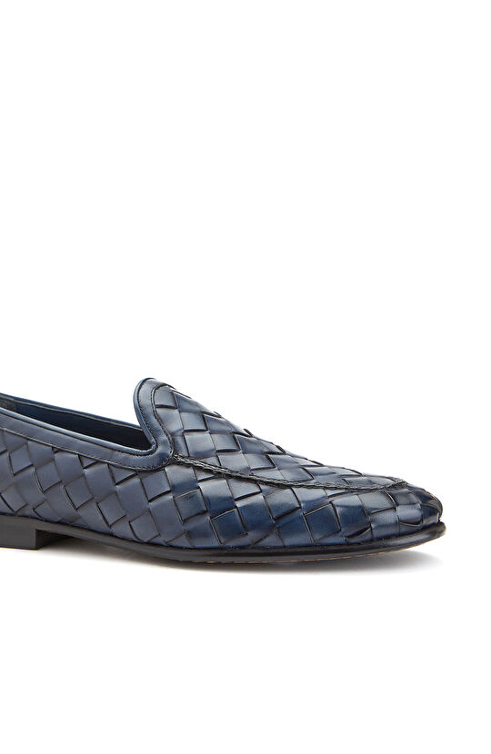 Lacivert Erkek Deri Loafer