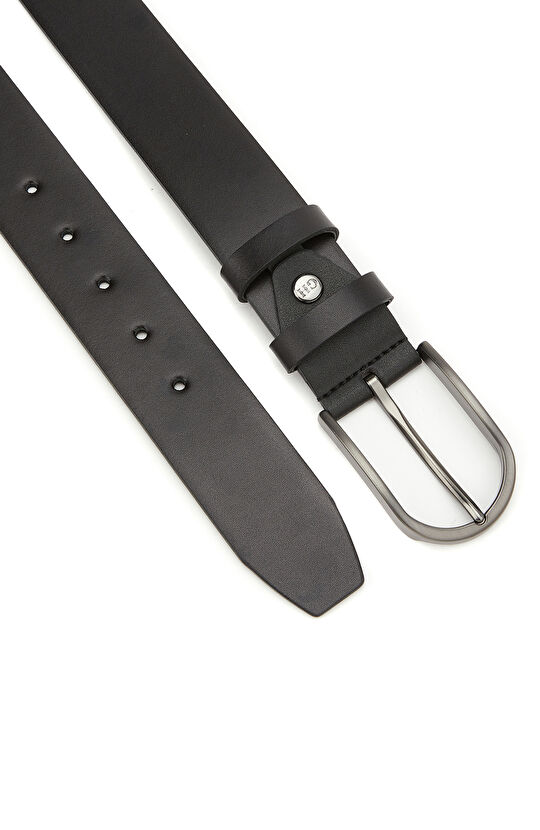 Siyah Mat Tokalı Erkek Deri Kemer