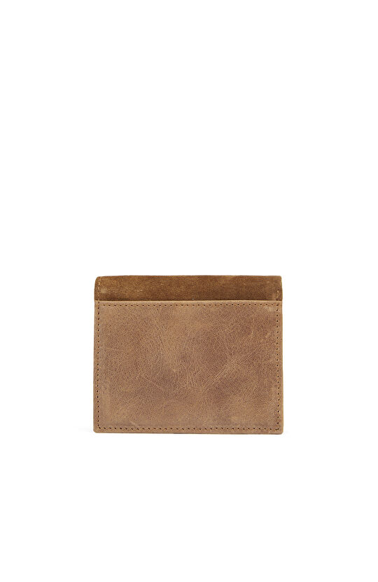 Kum Rengi Erkek Deri Cüzdan