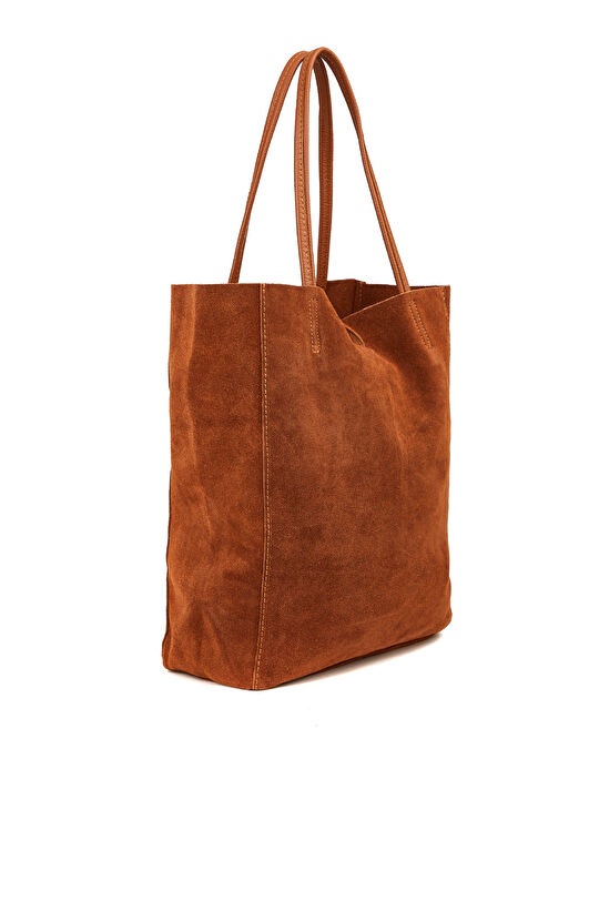 Taba Kadın Süet Omuz Çantası