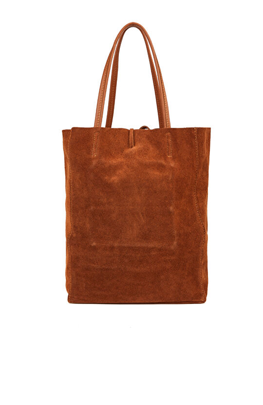 Taba Kadın Süet Omuz Çantası