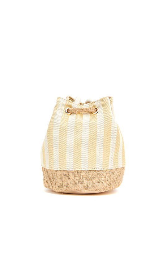 Gold Çizgili Kadın Omuz Çantası