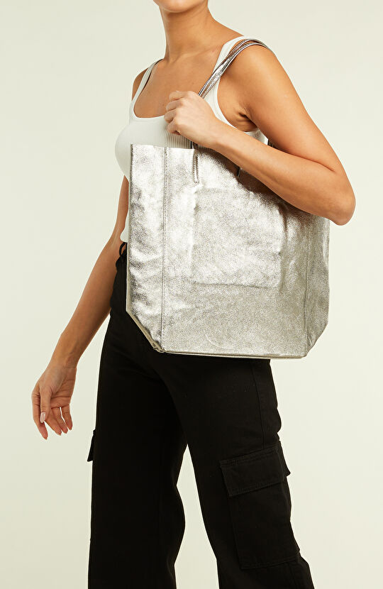 Silver Kadın Deri Omuz Çantası