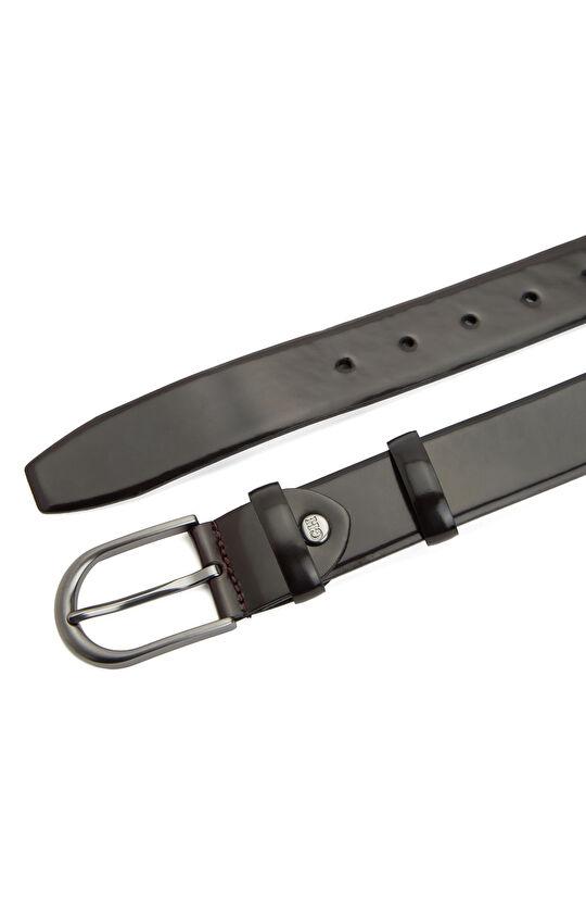 Bordo Erkek Deri Kemer