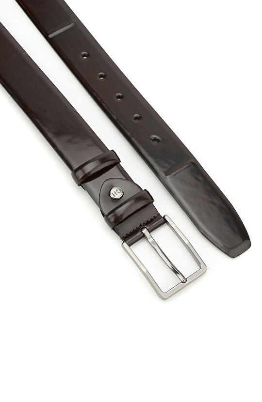 Bordo Erkek Deri Kemer