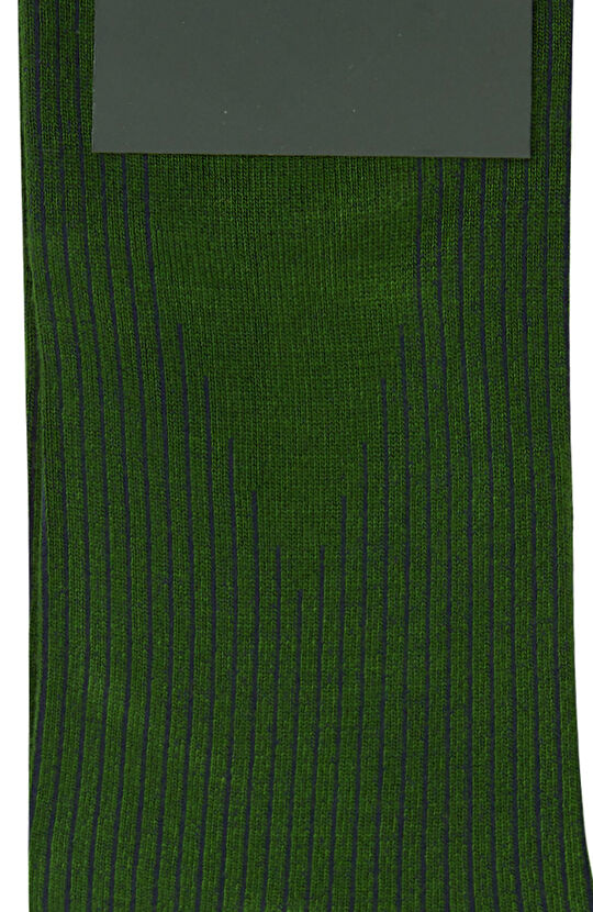 Yeşil Lacivert Erkek Bambu Çorap