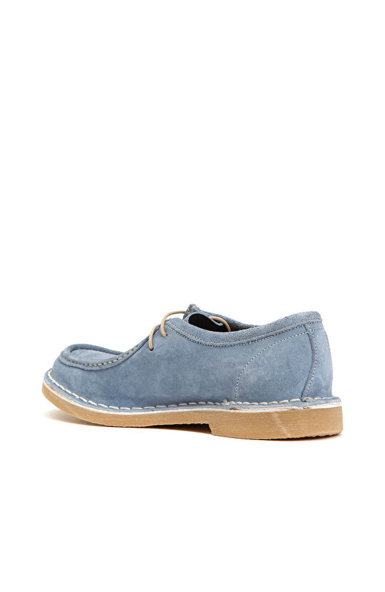 Mavi Kadın Süet Ayakkabı