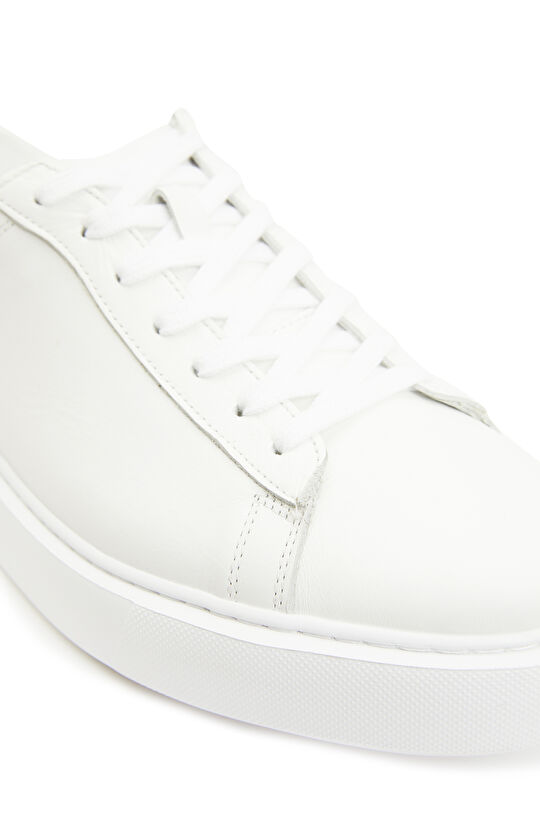Beyaz Erkek Deri Sneaker