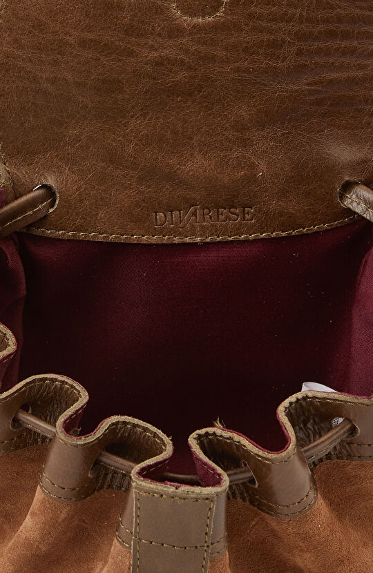 Haki Kadın Süet Postacı Çanta