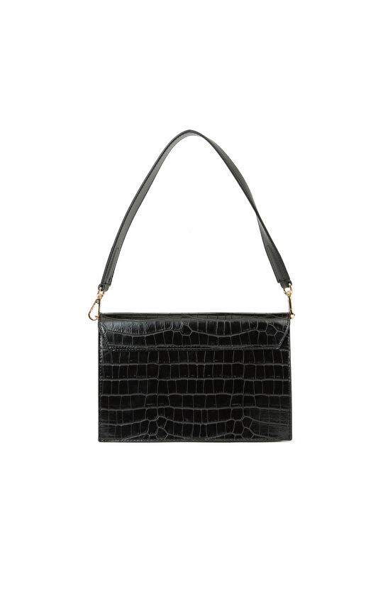 Siyah Kadın Postacı Çanta