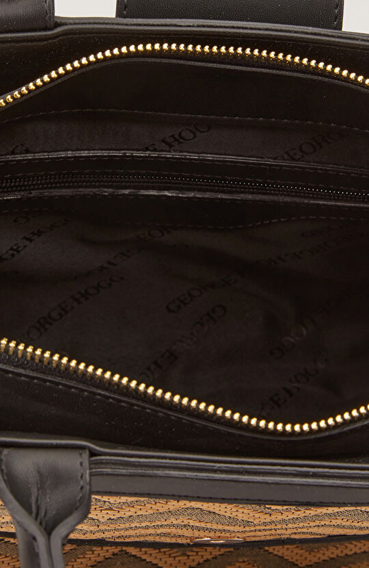 Siyah Desenli Kadın Çanta