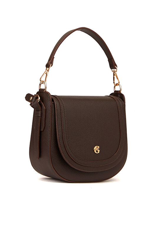 Kahverengi Kadın Postacı Çanta