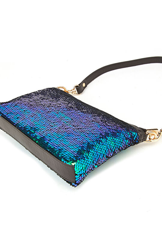 Mor Pullu Kadın Çanta