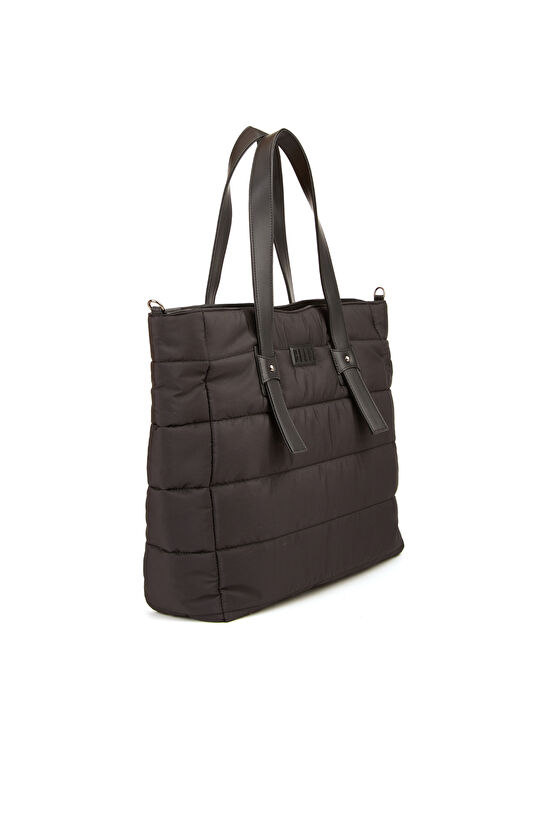 Siyah Kapitoneli Kadın Çanta