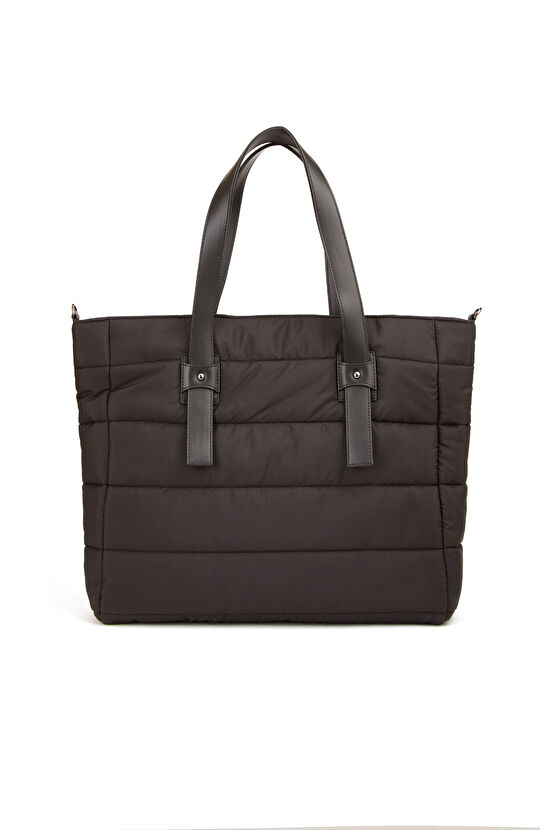 Siyah Kapitoneli Kadın Çanta